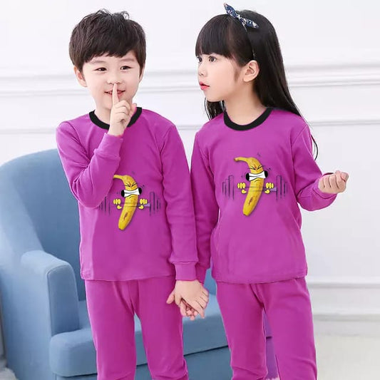 Purple Banana Kids Night Suit
