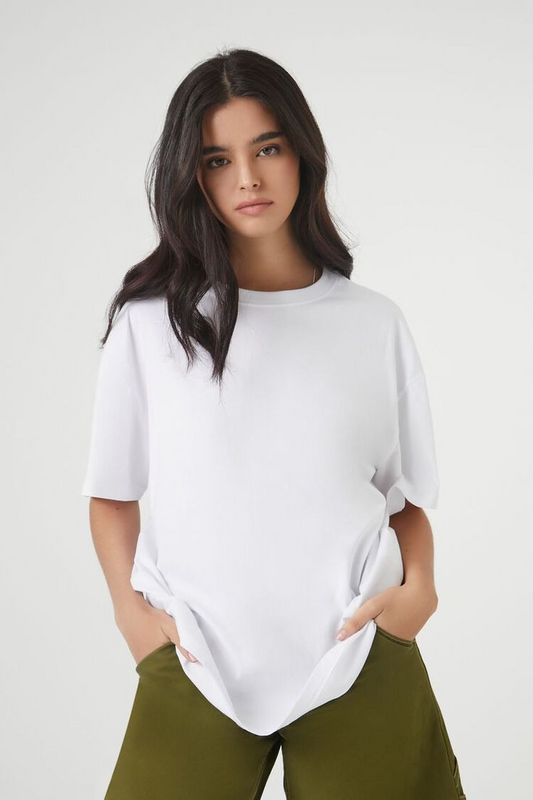 VYBE - Drop Shoulder T-shirt - White