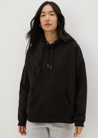 Women Basic Hoodie - Black