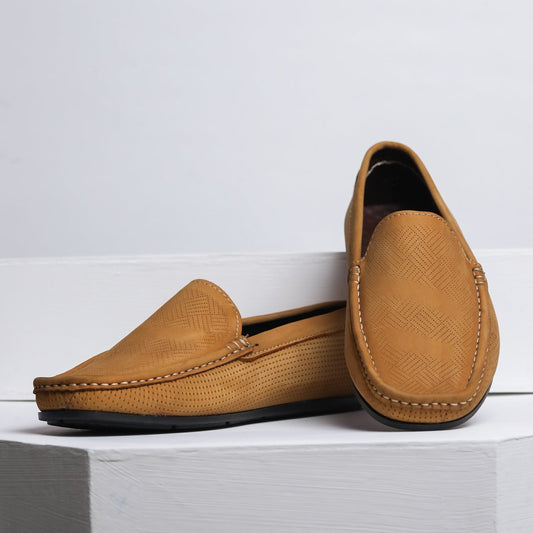 VYBE- Leather Loafer- Mustard