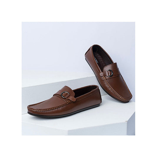 VYBE-Leather Loafer-Brown