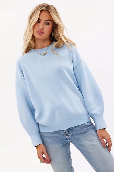 Women Sweatshirt - Skyblue