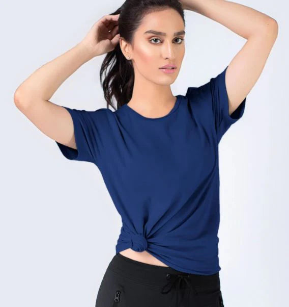 Plain Tee -NAVY