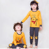 yellow bear kids night suit