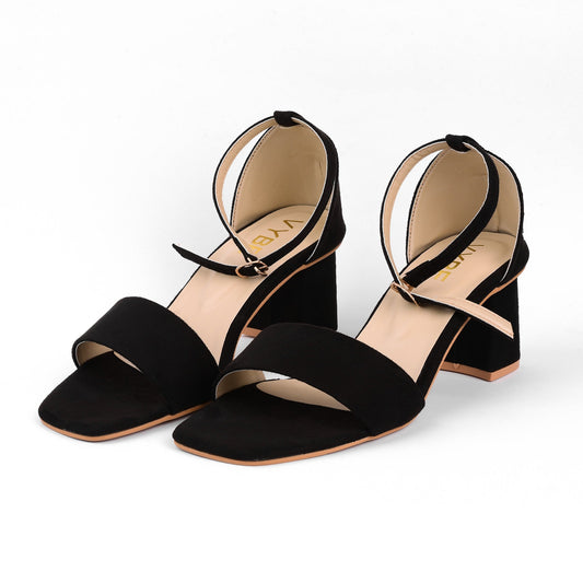 VYBE - Fancy Sandal Heels- Black