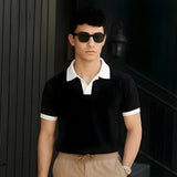 Emerce - V NECK - Polo Shirt - Black