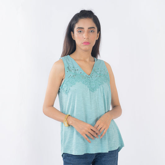 VYBE- Ladies Tops-Sea Green