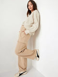 Women Sweatshirt -Beige