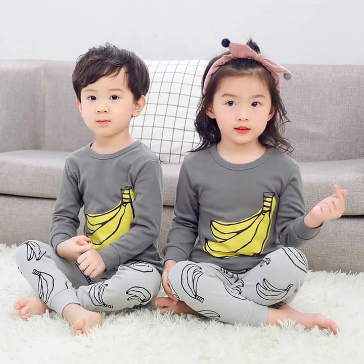 Grey Banana Kids Night Suit