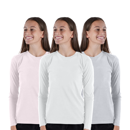 -Tees Pack Of 3-Gary,White,Pink