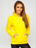PLAIN HOODIE - YELLOW