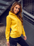 PLAIN HOODIE - MUSTARD
