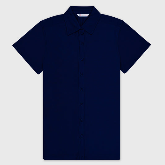 Casual Shirt Half Sleeve- Navy Blue