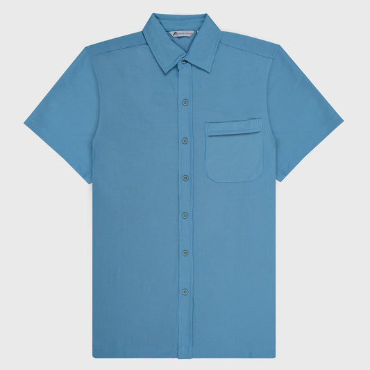 Casual Shirt Half Sleeve- Sky Blue